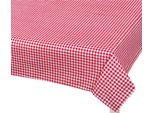 Tovaglia Berta - 70X70 Cm - Rosso,Bianco