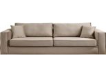 Mobili Di Design Divano Moderno 3 Posti Soggiorno Beige 235Cm Divani