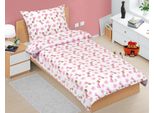 Biancheria Da Letto In Cotone Junior - Rosa - 140X200, 70X90