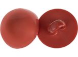 Bottone - Set Di 6 - Diametro 10 Mm - Mattone