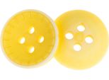 Bottone - Set Di 6 - Diametro 15 Mm - Giallo