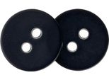 Pulsante - Set Di 6 - Diametro 15 Mm - Nero