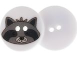 Bottone - Set Di 6 - Diametro 15 Mm - Grigio