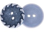 Pulsante - Set Di 3 - Diametro 23 Mm - Blu, Bianco