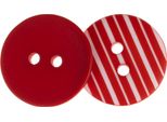Pulsante - Set Di 3 - Diametro 20 Mm - Rosso, Bianco