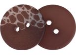 Bottone - Set Di 3 - Diametro 20 Mm - Marrone