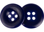 Bottone - Set Di 3 - Diametro 25 Mm - Blu
