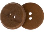 Bottone - Set Di 3 - Diametro 23 Mm - Marrone