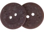 Bottone - Set Di 3 - Diametro 23 Mm - Marrone