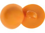 Bottone - Set Di 6 - Diametro 10 Mm - Arancione