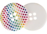 Pulsante - Set Di 2 - Diametro 50 Mm - Viola, Rosso, Blu