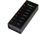 Startech.Com Hub Usb 3.0 7 Porte In Alluminio Montabile A Parete Per Desktop