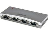 Startech.Com Hub Concentratore Usb A 4 Porte Seriali RS232 - Ladro Seriale DB9 - Adattatore Usb A Seriale