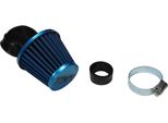 Filtro Aria Tnt A Maglia D'acciaio Blu, Angolato A 90 Gradi, Attacco 28 / 35 Mm