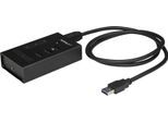 Startech.Com HB30A3A1CST Hub Di Interfaccia Usb 3.2 Gen 1 (3.1 Gen 1) Tipo-B 5000 Mbps Nero