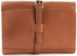 Harold's Pelle Borsa Da Toilette Country Toilet Roll Cognac Marrone Chiaro
