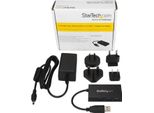Startech.Com HB30A3A1CSFS Hub Di Interfaccia Usb 3.2 Gen 1 (3.1 Gen 1) Type-A 5000 Mbps Nero