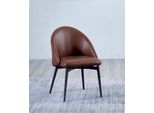 Sedia In Pelle Marrone Di Design Monoposto Sala Da Pranzo Moderna Sedie In Legno