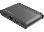 Startech.Com Adattatore Multiporta Usb C - Dock Portatile USB-C Con Hdmi 4K - Pass-Through Pd 3.0 Da 100 W, 1X USB-A, 1X USB-C, Gbe - Docking Station Da Viaggio Per Laptop Thunderbolt 3 E Usb Type-C - Mac E Windows