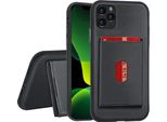 Accessorio Uniq Apple Iphone 11 Pro Max Nero Custodia Cover Posteriore - Portacarte