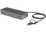 Startech.Com Docking Station USB-C E USB-A - Docking Station Universale Per Portatili, Doppio 4K Dp E Hdmi, 100W Pd, Mac/Windows/Chrome Os, Hub 4X Usb 5Gbps, Gbe