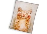 Coperta In Micropile Rusty Kitten 130X170 Cm