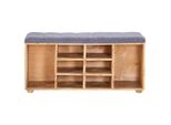 Syfax™ Panca Da Ingresso 100X35X47 Cm In Legno Massello Di Mango