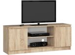 Mobile Tv 140 Cm Sonoma Resistente E Elegante Per Soggiorno