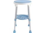 Sessamen-Lp Sedia Da Doccia Sgabello Da Bagno Regolabile In Altezza A 360° Sgabello Da Doccia Sedile Da Doccia Ausilio Per Doccia Per Anziani, Donne In Gravidanza Sedile Da Bagno Antiscivolo In Alluminio E Plastica (Tipo B)