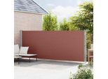 Vidaxl Tenda Laterale Estensibile 180X600 Cm Marrone