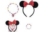 Set Di Gioielli Disney Minnie Per Bambini - Set Di Gioielli E Accessori Fantasy Per Bambini