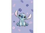Disney Lilo E Stitch, Coperta Per Bambini In Microfibra, Coperta In Pile, Coperta Coccolosa 100 X 150 Cm, 100% Poliestere