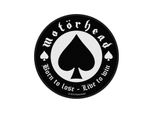 Motorhead - Toppa "Born To Lose"" - Poliestere RO1146 (Taglia Unica) (Nero/Bianco)"