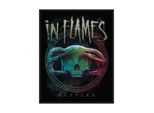 In Flames - Patch "Battles"", Tessuto RO5137 (Taglia Unica) (Nero/Rosso/Blu)"