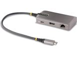 Startech.Com Adattatore Multiporta USB-C - Docking Station Usb Type C Hdmi 4K 60Hz - Hub A 2 Porte Usb 3.0 5 Gbps - Pd 100W Pass-Trough - Gbe - Usb Tipo C Mini Dock, Windows/Macos/Chromeos
