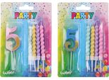 Candela Party Numero 5 + 4Pz Candele
