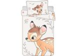 Disney Bambi Biancheria Da Letto Per Bambini Biancheria Da Letto Per Cerbiatti, Motivo Film, Piumone 100 X 135 Cm + Cuscino 40 X 60 Cm 100% Cotone