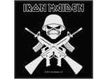 Iron Maiden - Toppa "A Matter Of Life And Death"" - Poliestere RO9552 (Taglia Unica) (Nero/Bianco)"