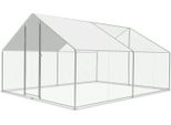 Recinto Per Polli Ruspanti Yakimz 3X4X2M - Pollaio In Metallo 12 M² Con Porta E Serratura