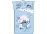 Lilo & Stitch Design Biancheria Da Letto In Cotone, 140X200 Cm & 70X90 Cm