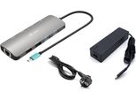 I-TEC I-Tec Metal USB-C Nano 2X Display Docking Station Con Pd 100 W + Caricatore 100W