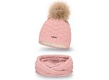 Pamami Set Berretto E Sciarpa Da Donna Odhiambop Rosa Taglia Unica