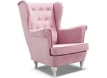 Poltrona Seduta Imbottita Design Divano Divano Relax Tessuto Lounge Lusso Tv Club