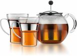 Bodum "Bodum Assam Tea Maker Con Colino In Acciaio Inox Da 1,0 Litri E 2 Bicchieri"""