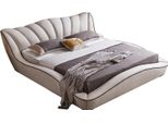 Letto Lusso 180X200 Grigio Camera Da Letto Mobili In Ecopelle Design Moderno Nuovo
