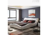 Letto Lusso 180X200 Bianco Camera Da Letto Mobili In Ecopelle Design Moderno Nuovo