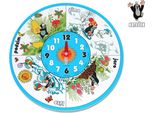 Orologio A Forma Di Talpa In Legno 20 Cm