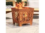 Vidaxl Gradino Rettangolare 4 Pezzi Argento 50 X 40 Cm Alluminio