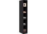 Vidaxl Armadio Con Ripiano In Rovere Nero 30 X 50 X 200 Cm