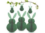 Decorazione Pasquale Uova Di Pasqua Da Appendere Verde Scuro Set Di 6 Appendini Per Decorazione